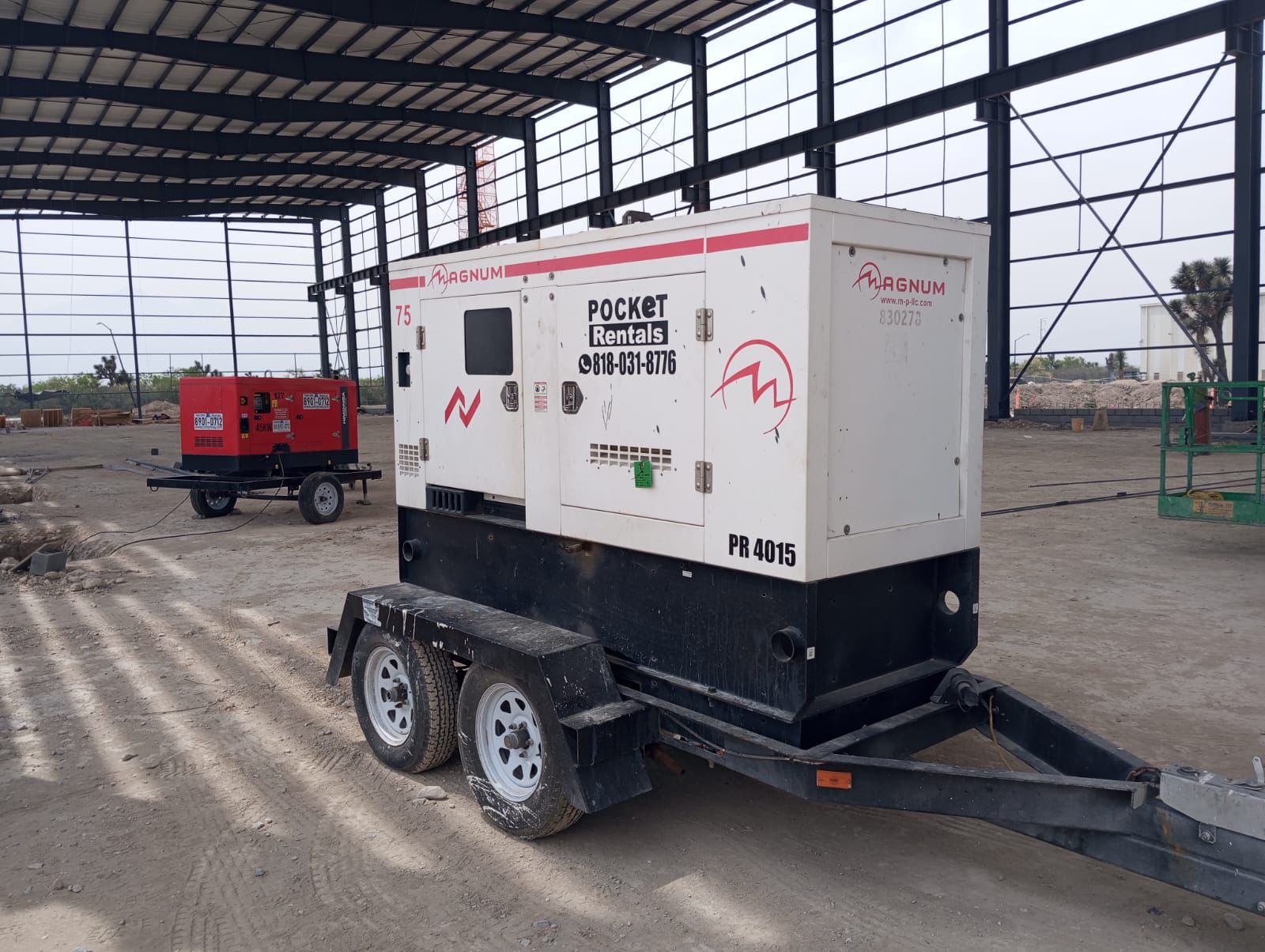75 KVA diesel generator rental